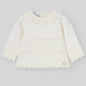 CONJUNTO M/L C/CUELLO NIÑA "PAZ OI "