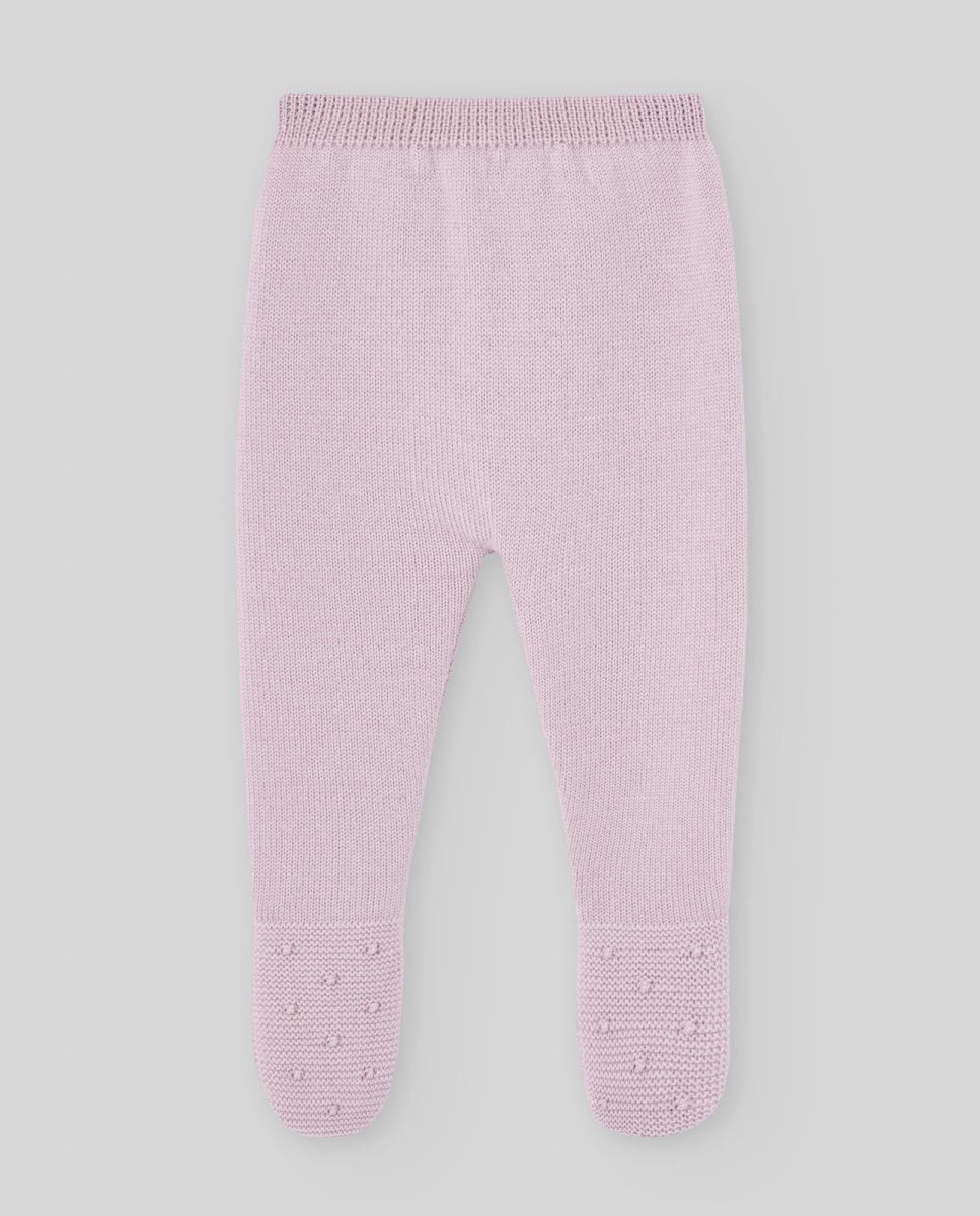 CONJUNTO DE PUNTO NIÑA JUBON Y POLAINA "ERIZOS" - Imagen 4
