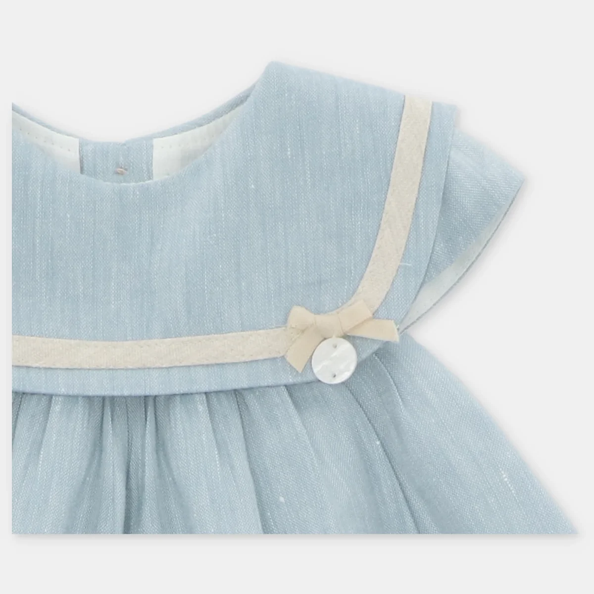 VESTIDO+BRAGA TELA NIÑA CAPRI - Imagen 4