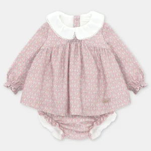CONJUNTO VESTIDO BRAGA TELA ESTAMPADO NIÑA CARDIFF
