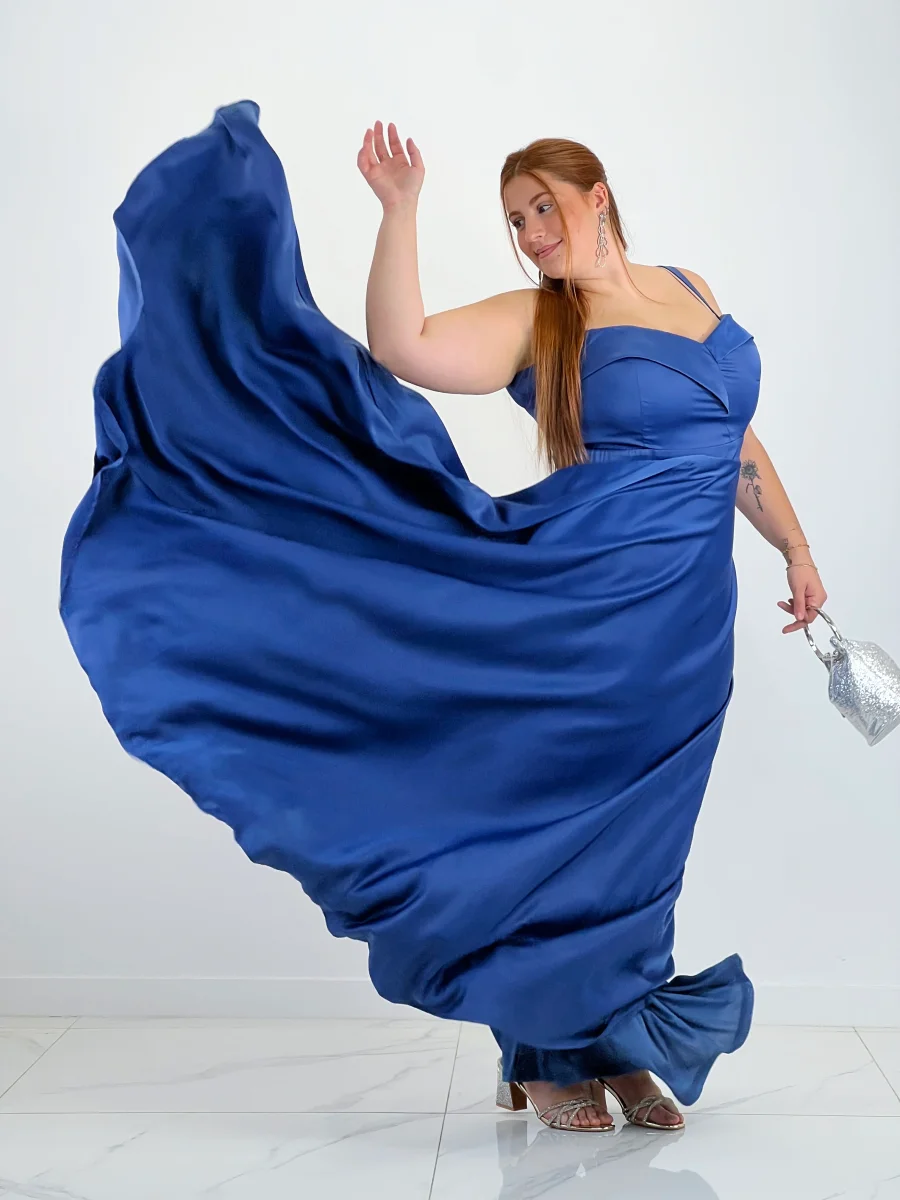 Vestido satinado Lua - Imagen 2