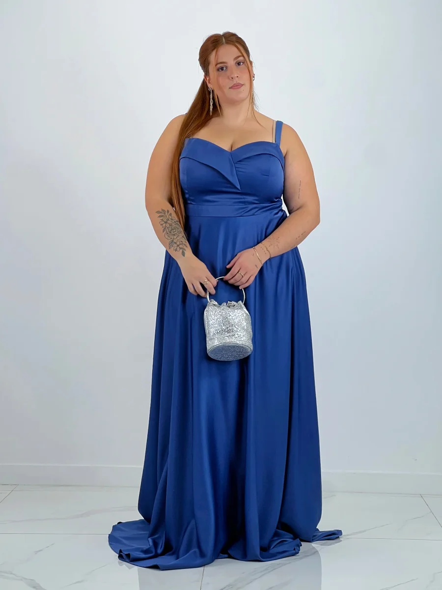 Vestido satinado Lua - Imagen 3