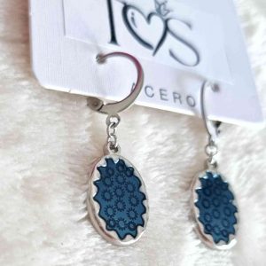Pendientes Aarau Blau