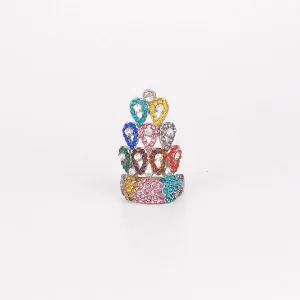 Anillo Corona Brillantes
