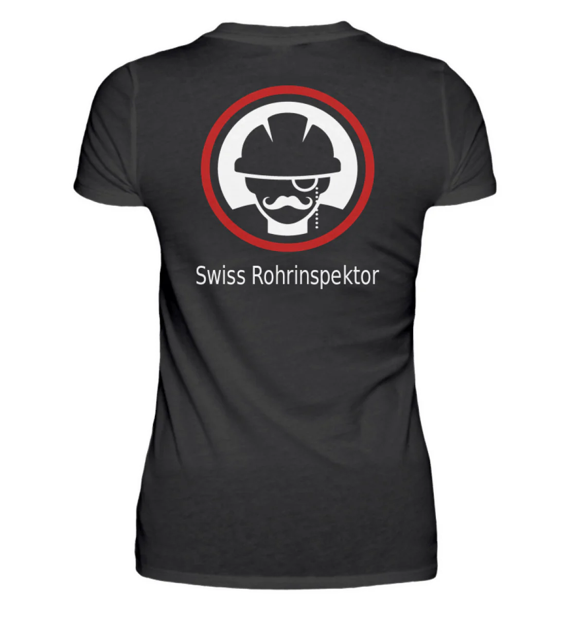 Swiss Rohr Inspektor Damen T-Shirt - Women Basic Shirt - Imagen 4