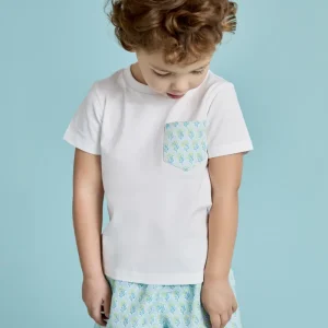 CAMISETA BAÑO BOLSILLO NIÑO INDIA