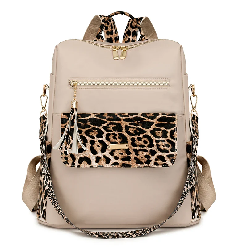 Cheetah Print Backpack Purse - Imagen 2