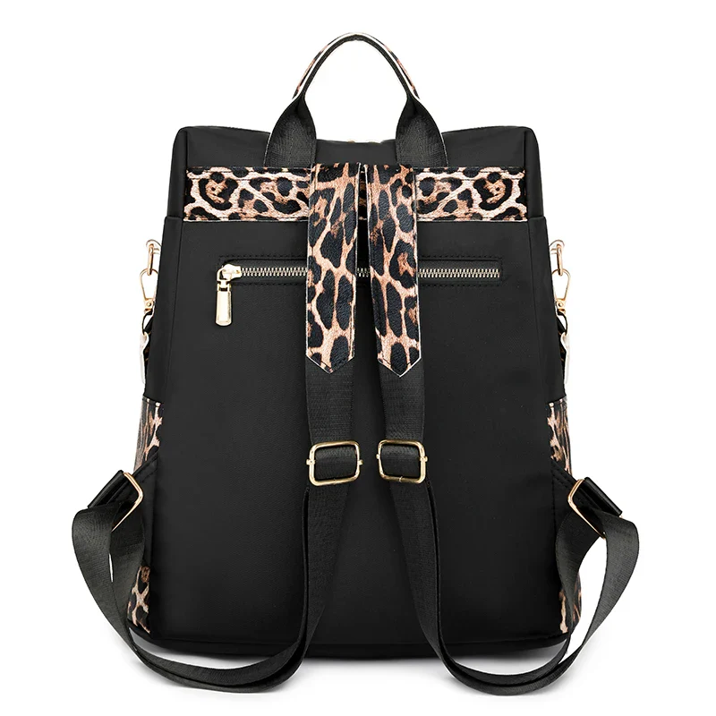 Cheetah Print Backpack Purse - Imagen 7