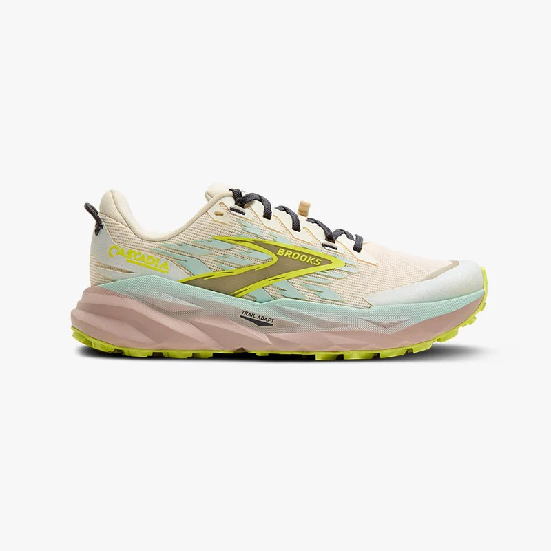 BROOKS CASCADIA 19 W COCONUT/MISTY BLUE