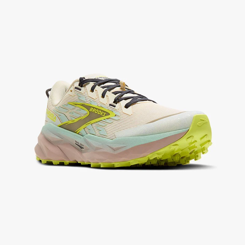 BROOKS CASCADIA 19 W COCONUT/MISTY BLUE - Imagen 4