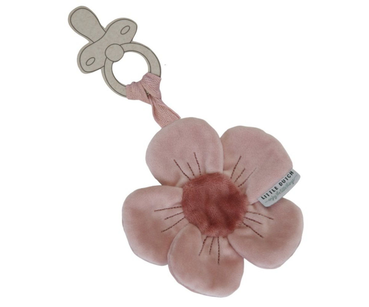 Chupetero Muselina flor. Little Dutch - Imagen 2