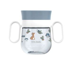 Vaso 360° Mio 200 ml – Amigos del Bosque. Little Dutch
